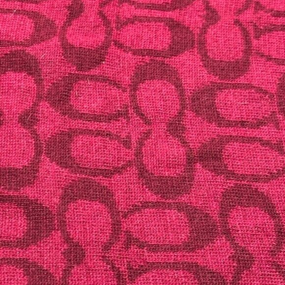 NWT Coach Wool Signature C Scarf Red - Picture 6 of 6
